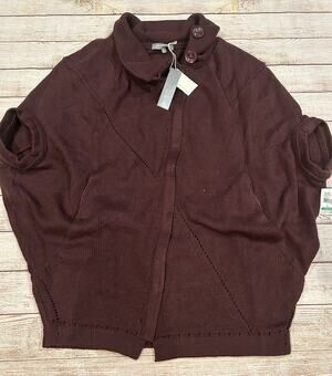 MM Couture by Miss Me Purple Pancho Styled Sweater- Women’s Large- New W/tags!